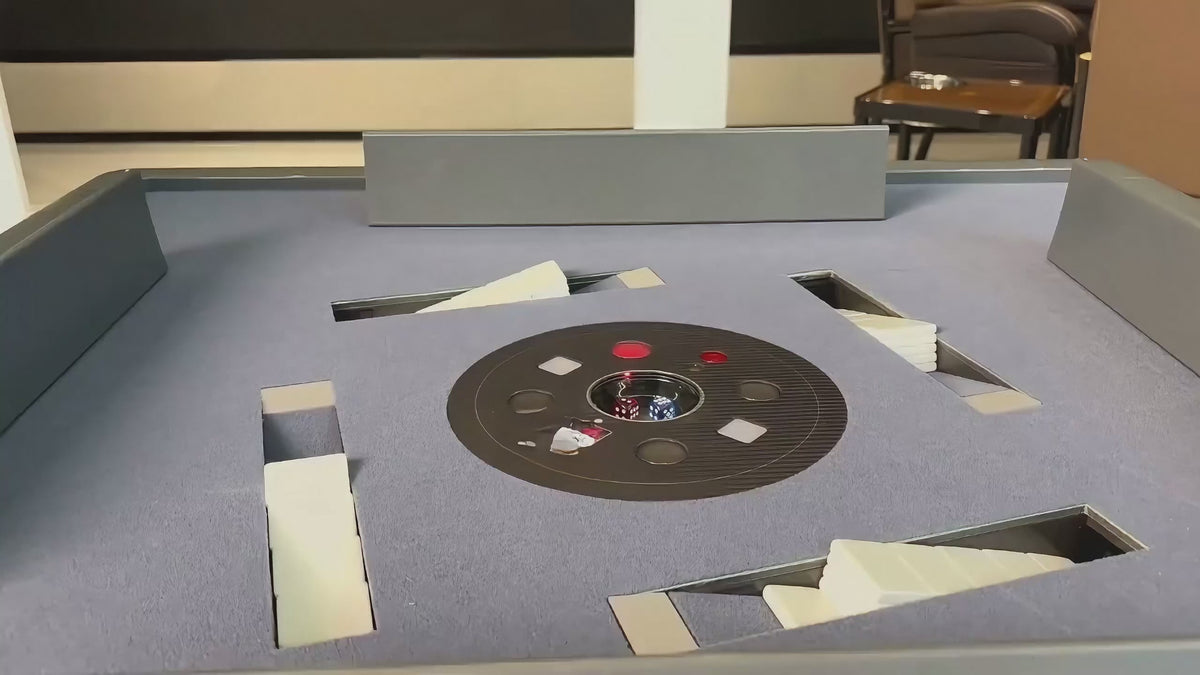 Automatic Electric OKEY Game Table - Rummikub Compatible (MODEL: OTOKEY-F) - Video