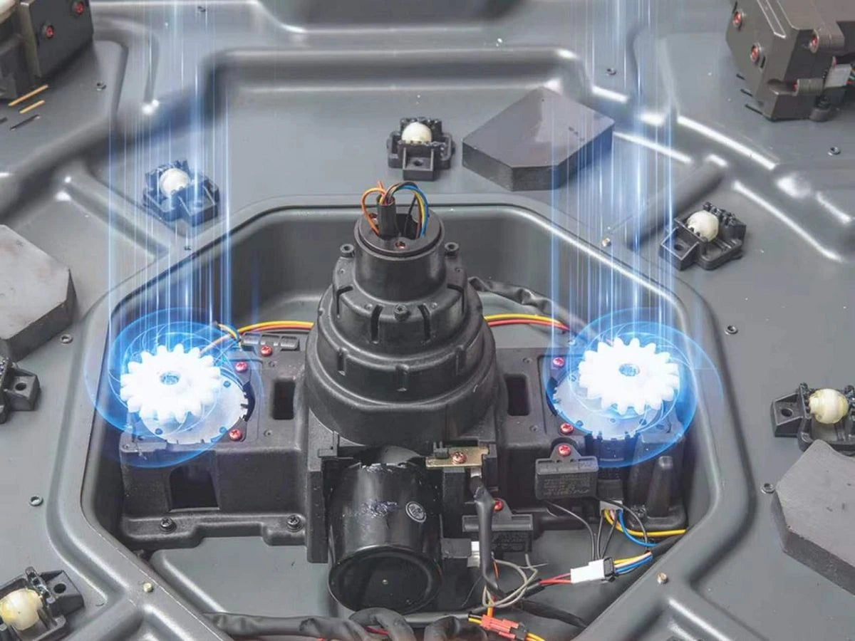 Dual-motor shuffling - D100 / Finish B - confirm finish