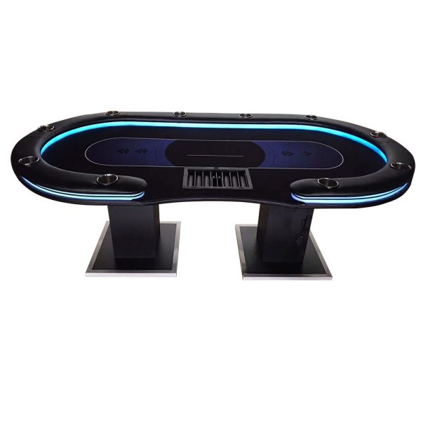 Professional 10 Seat LED Poker Table