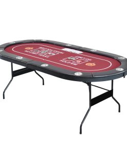 84-Inch Texas Poker and Blackjack Folding Casino Table