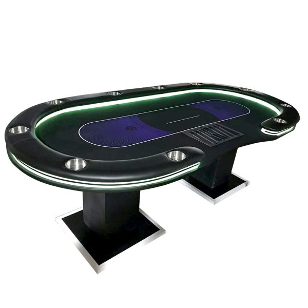 Professional 10 Seat LED Poker Table - 图片 3
