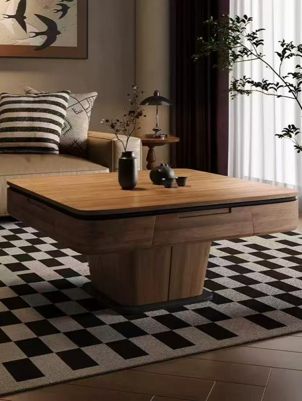 Real Wooden Mahjong Table - 图片 6