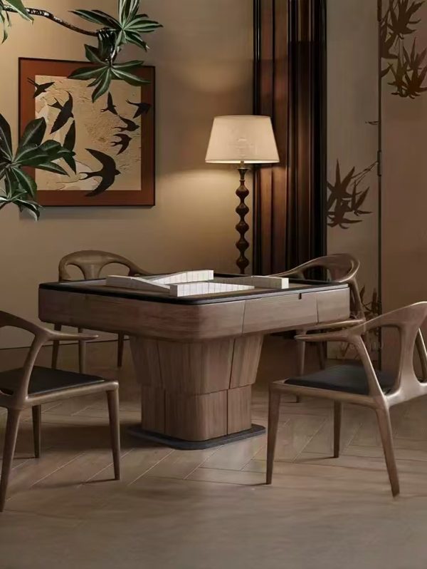 Real Wooden Mahjong Table - 图片 4