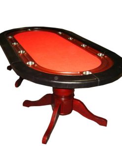 Deluxe Real Wooden Gambling Casino Poker Table