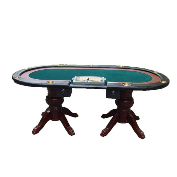 Deluxe Real Wooden Gambling Casino Poker Table - 图片 5