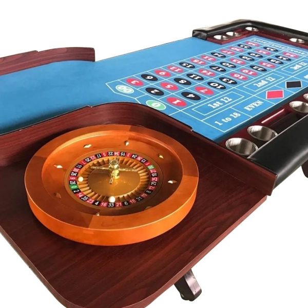 Casino Roulette Poker Table Wooden - 图片 8