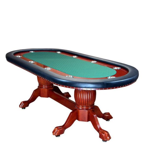 Deluxe Real Wooden Gambling Casino Poker Table - 图片 3