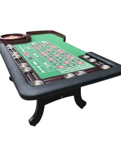 Casino Roulette Poker Table Wooden - Main product image