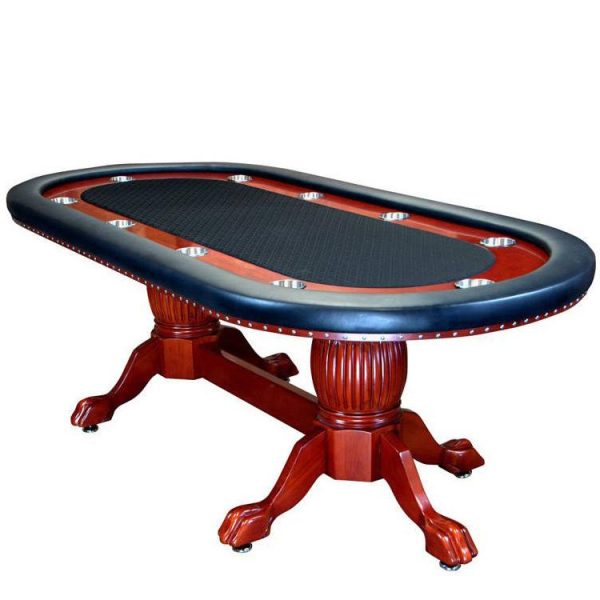 Deluxe Real Wooden Gambling Casino Poker Table - 图片 4