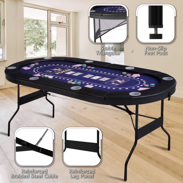 Foldable Poker Table - 图片 6