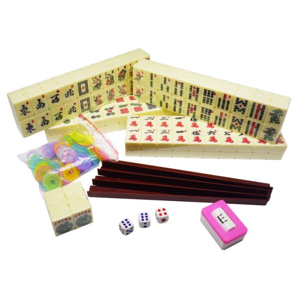 American Mahjong Tiles Black Leather Package - 图片 2