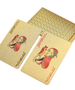 Customizable Gold PVC Playing Cards