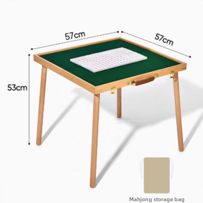 Wooden Portable Folding Mahjong Table