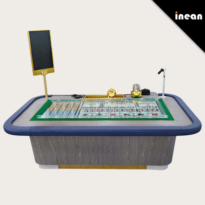 OEM/ODM Customizable 96inch Profession Casino Table Automatic LED Lighting Gamble Sic Bo Table with Display System LCD Screen