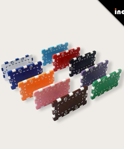 OEM/ODM Customizable Abs Poker Chips Set Square Casino Table Game Rfid With Metal Case 14G Games Board Storage Luxury Blank Tournament Gold