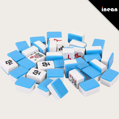 Custom Acrylic Mahjong Set American Tiles Portable Game Travel Luxury Table Free Optional Cute Handmade Printed Customise Pink