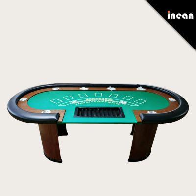 Luxury Blackjack Table Professional Casino Quality Foldable With Cup Holders Fish Electronic Pool Hydraulic Shooting High Pla