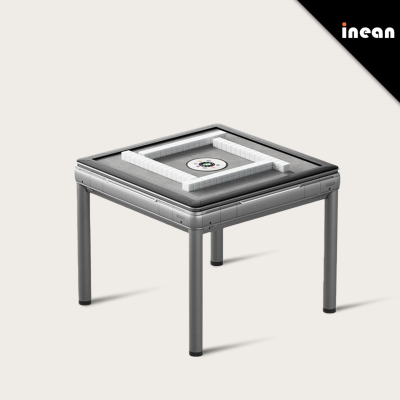 Automatic Electric Mahjong Table Machine with Shuffle Function and 2 Sets Tiles Portable for Home Game Room