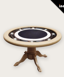 OEM/ODM Customizable Professional Casino Poker Tables Texas Hold'Em Tables With Led Lighting Cup Holders Luxury Blackjack Deluxe Supply Equipment