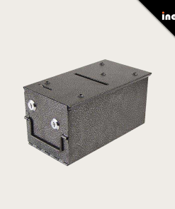 Lockable Casino Cash Box Tip Box Poker Games Box to Hold Cash