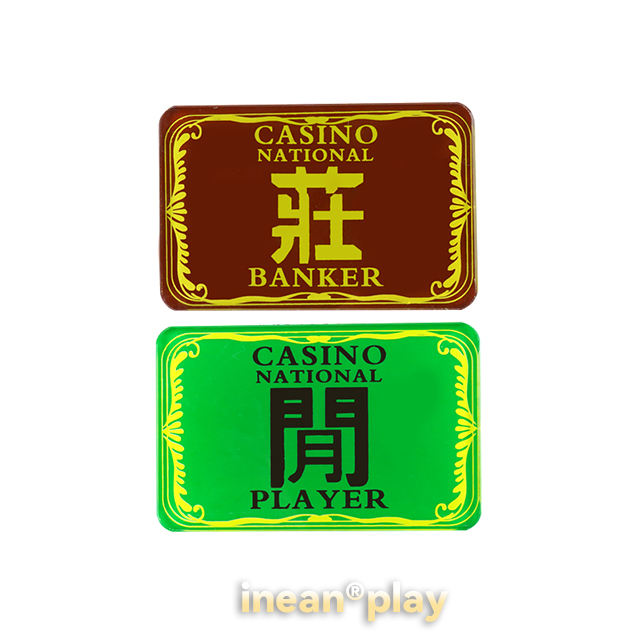 Casino Acrylic Player Banker Button Wins Baccarat Table Button - Product detail