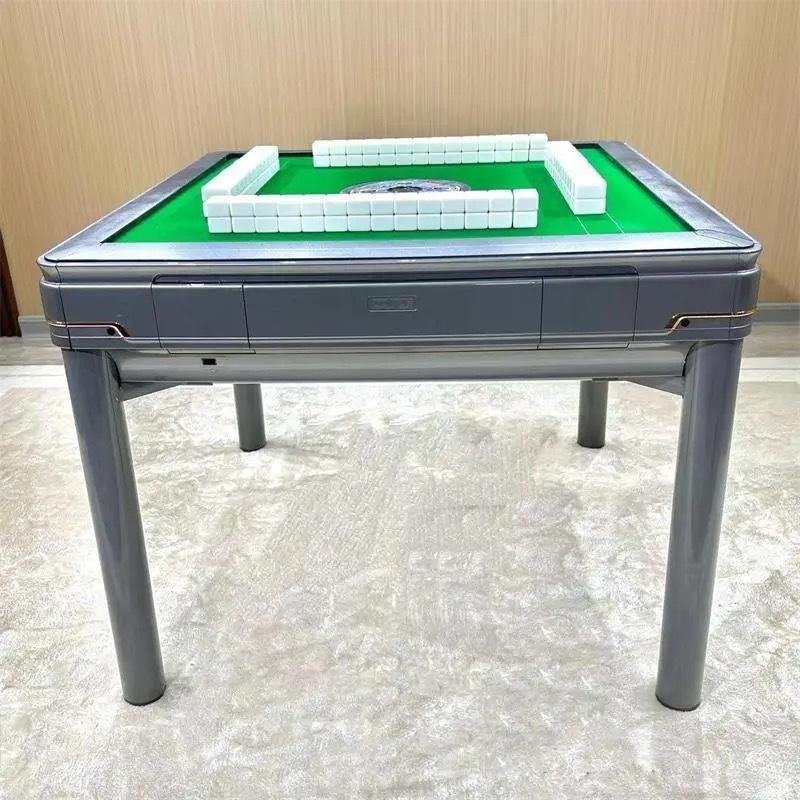 Automatic Electric Mahjong Table Machine with Shuffle Function and 2 Sets Tiles Portable for Home Game Room - Product detail