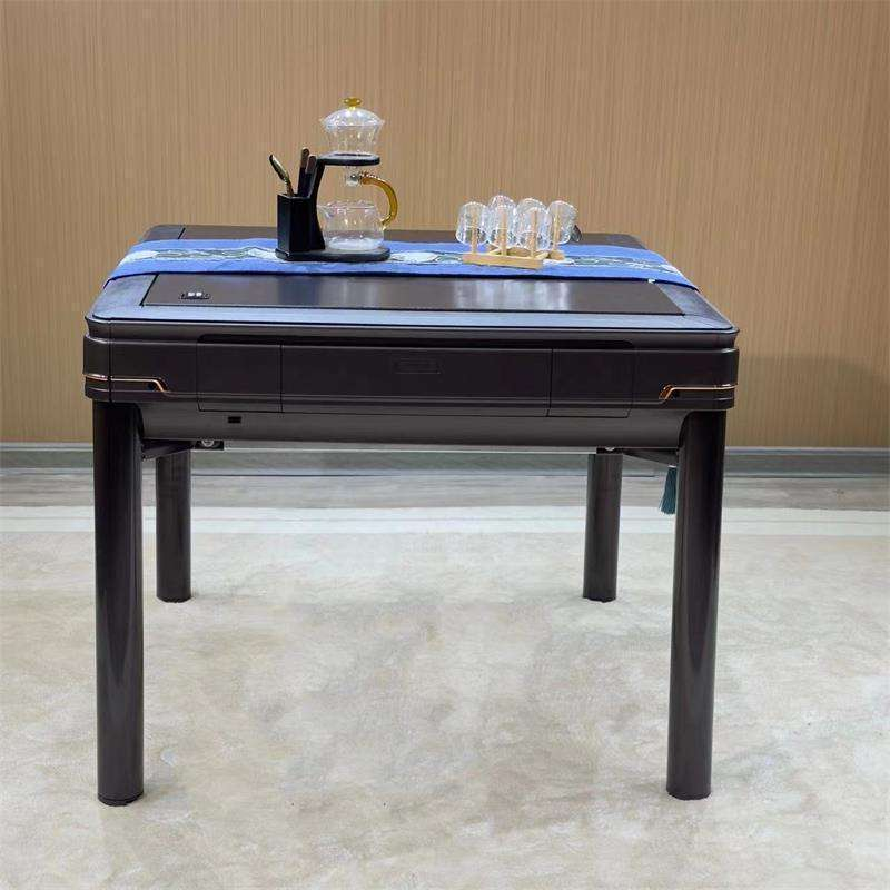 Automatic Electric Mahjong Table Machine with Shuffle Function and 2 Sets Tiles Portable for Home Game Room - Product detail