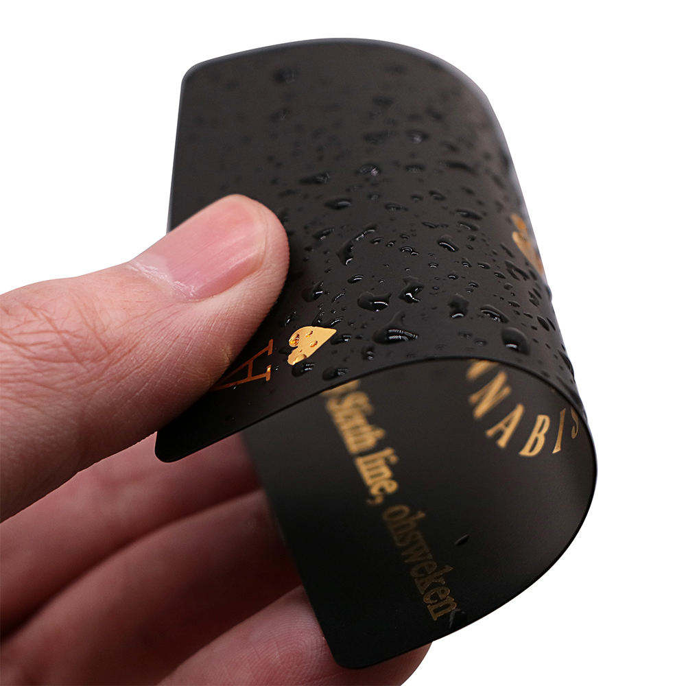 OEM/ODM Customizable Design Black-gold PVC Plastic Waterproof Playing Cards Black Gold - Product detail